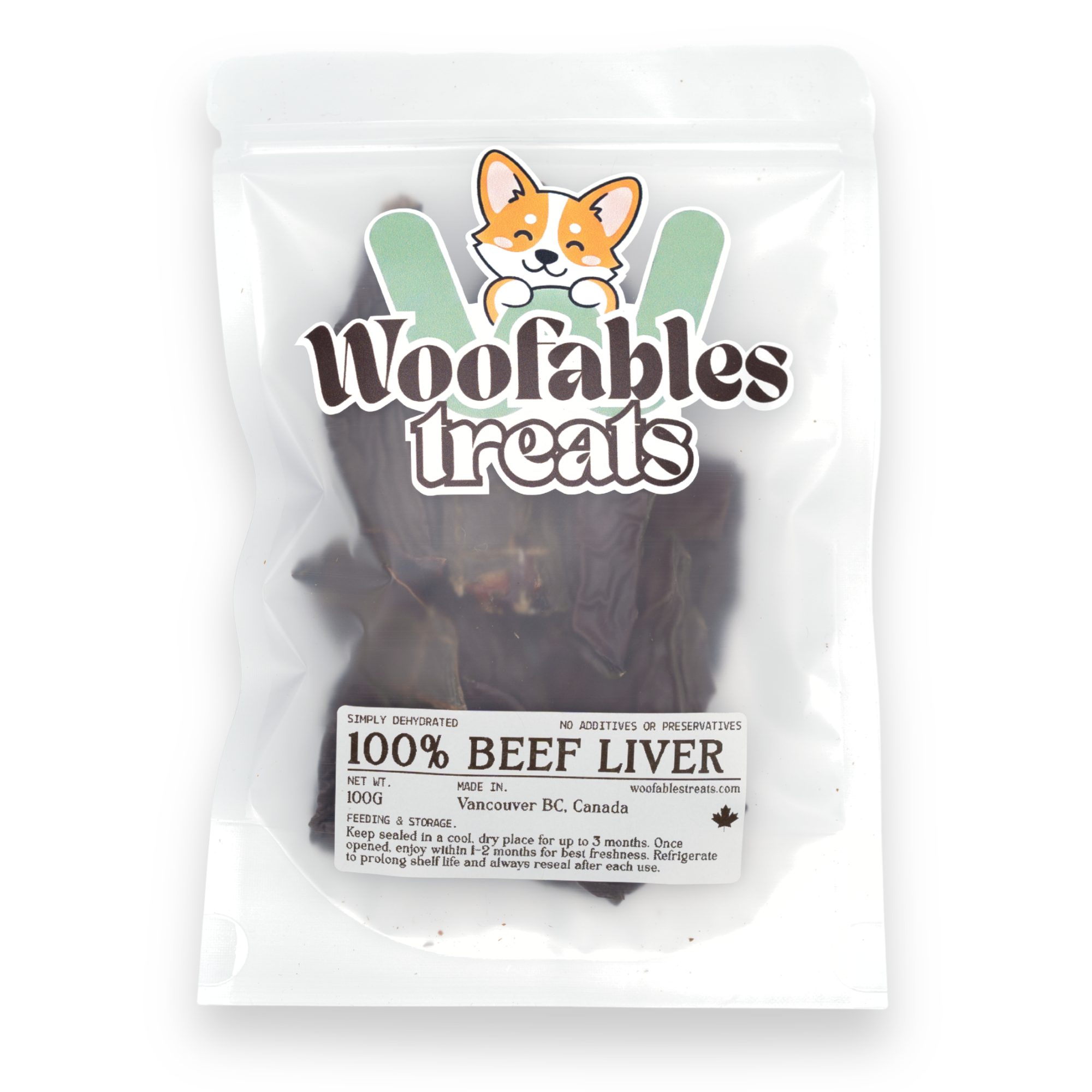 100% Dehydrated Beef Liver