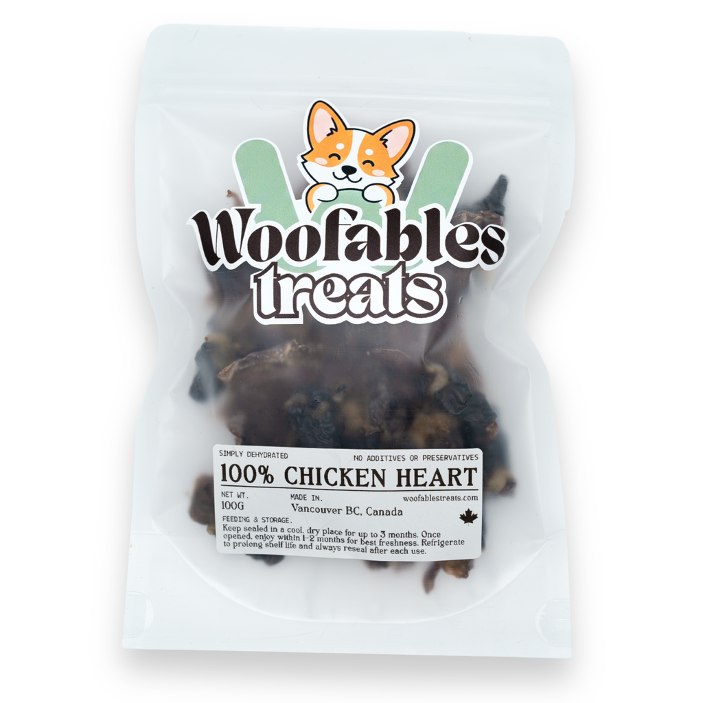 100% Dehydrated Chicken Heart