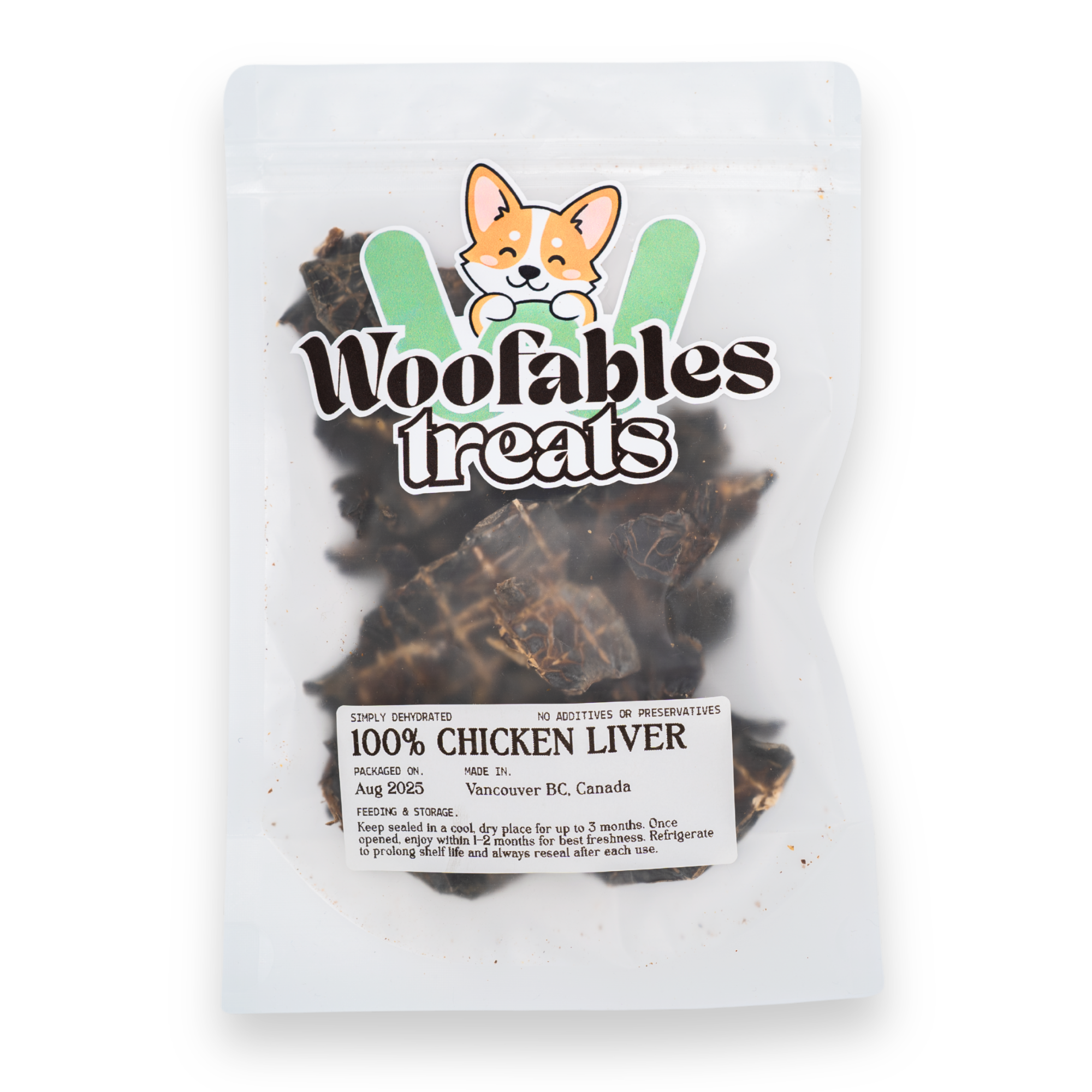 100% Dehydrated Chicken Liver