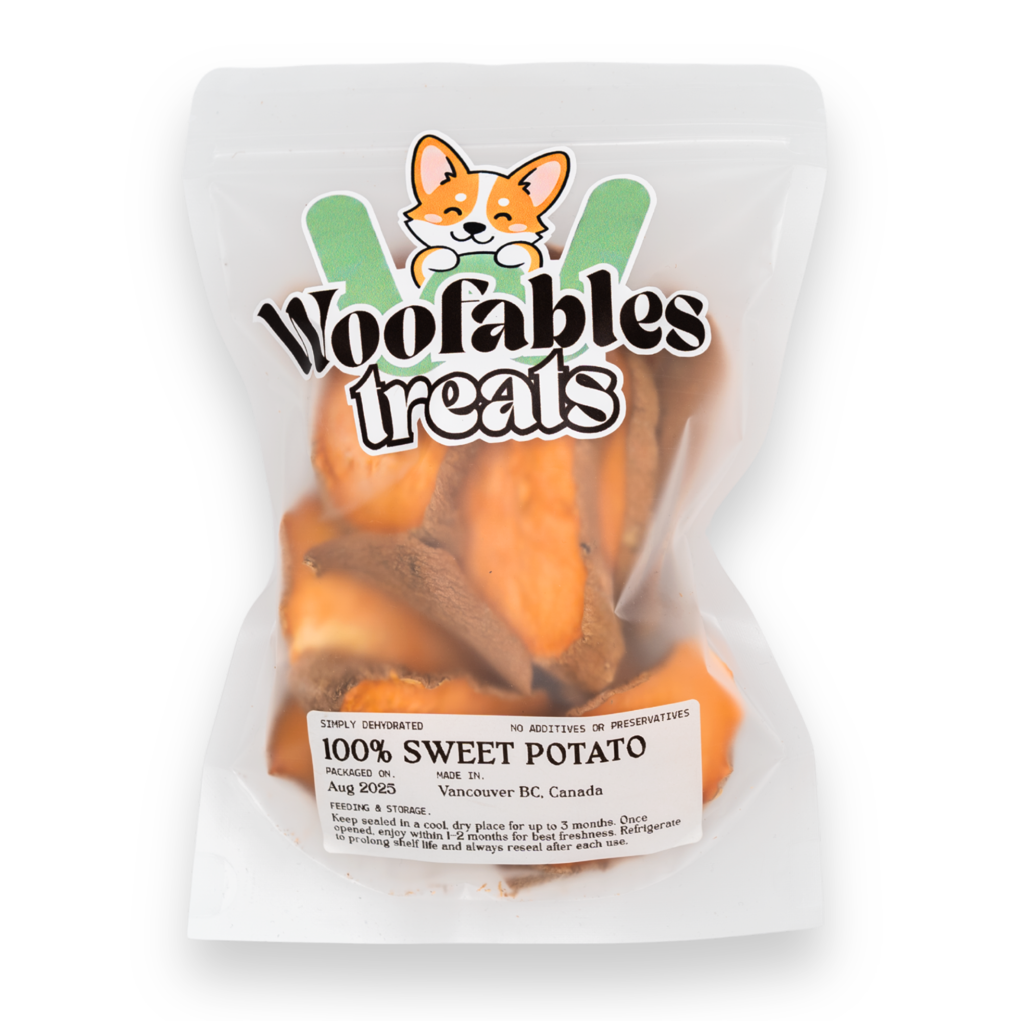 100% Dehydrated Sweet Potato
